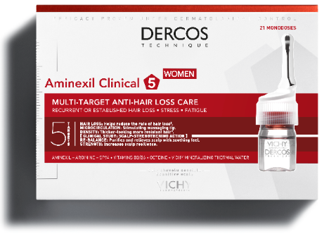 Dercos Aminexil C5 Mulher 21*6ml  Ampolas